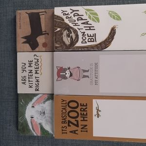 Funny Set 6 List Note Pad Paper To-Do Grocery Assortment Magnetic NWT